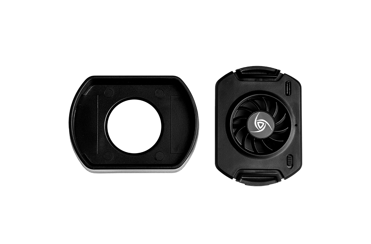 VSG FRIX VG-F230 - VENTILADOR PARA TELEFONO MOVIL / DOS MODOS DE AGARRE / 5 HORAS DE USO / COLOR NEGRO